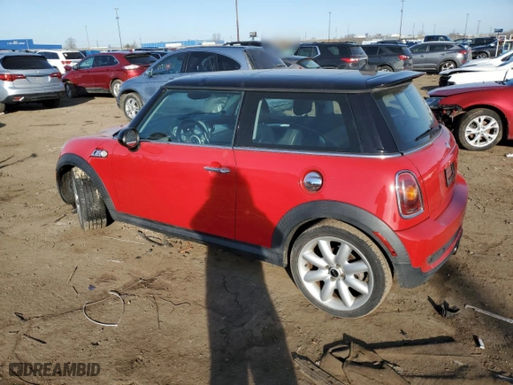 2008 MINI Cooper Hardtop S with VIN WMWMF735X8TV38809, listed as a Copart auction lot 48789835 with NaN miles and Clean Title. Bid and sale history available at carsss.com. Image 2.