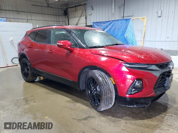 2021 Chevrolet Blazer RS z VIN 3GNKBKRS5MS581391, wystawiony jako Copart lot #58306845 z przebiegiem 29 756 mil mil oraz Szkoda całkowita • Salvage title. Historia ofert i sprzedaży dostępna na DreamBid. Obrazek 4.