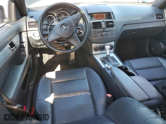 2011 Mercedes-Benz C with VIN WDDGF5EB1BR133861, listed as a Copart auction lot 53059035 with 81,218 mi miles and Salvage Title. Bid and sale history available at carsss.com. Image 8.