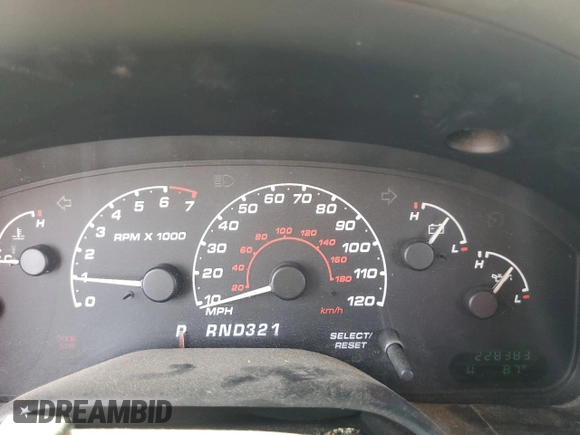 2002 Ford Explorer XLT z VIN 1FMZU73E72ZA27928, wystawiony jako Copart lot #56654885 z przebiegiem 228 383 mil mil oraz Szkoda całkowita • Salvage title. Historia ofert i sprzedaży dostępna na DreamBid. Obrazek 9.