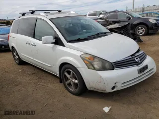 2007 Nissan Quest S with VIN 5N1BV28U67N129964, listed as a Copart auction lot 75547434 with 178,092 mi miles and Salvage Title. Bid and sale history available at carsss.com. Image 4.