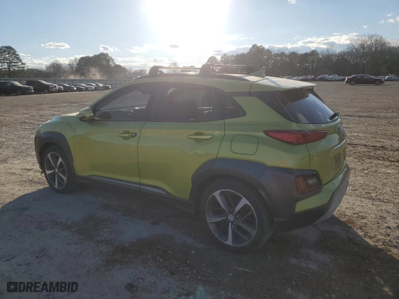 2019 Hyundai Kona Ultimate with VIN KM8K53A50KU226584, listed as a Copart auction lot 42034215 with 129,601 mi miles and Clean Title. Bid and sale history available at carsss.com. Image 2.