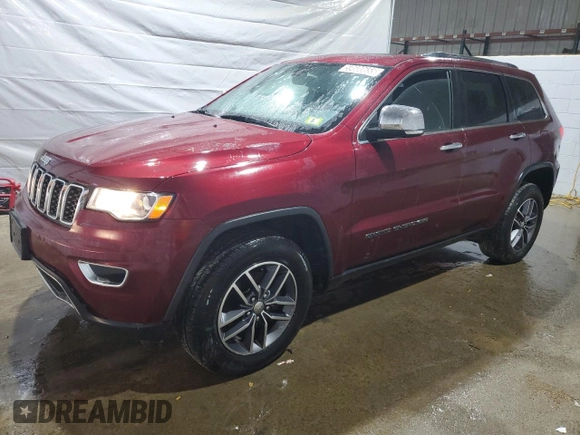 2018 Jeep Grand Cherokee Limited with VIN 1C4RJFBG7JC167103, listed as a Copart auction lot 59600655 with 63,140 mi miles and Clean title. Bid and sale history available at DreamBid. Image 1.