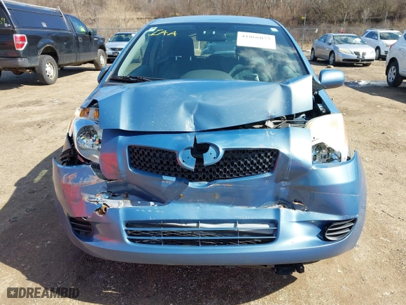 2008 Toyota Yaris with VIN JTDJT923085211222, listed as a IAAI auction lot 41866077 with 198,933 mi miles. Bid and sale history available at carsss.com. Image 6.