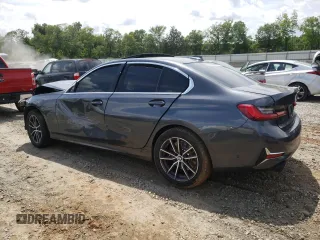 2020 BMW 3 Series 330i xDrive with VIN WBA5R7C08LFJ10597, listed as a Copart auction lot 53840925 with Not Provided miles and Salvage Title. Bid and sale history available at carsss.com. Image 2.