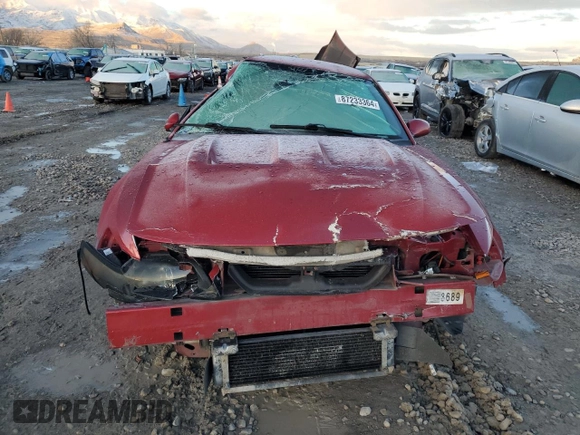 2003 Ford Mustang SVT Cobra with VIN 1FAFP48Y83F372748, listed as a Copart auction lot 87233364 with 109,157 mi miles and Salvage Title. Bid and sale history available at carsss.com. Image 5.