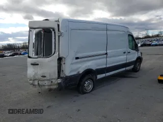 2019 Ford Transit with VIN 1FTYR2CM7KKB65988, listed as a Copart auction lot 56770645 with Not Provided miles and Salvage Title. Bid and sale history available at DreamBid. Image 3.