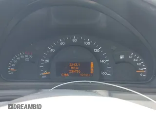 2001 Mercedes-Benz C 320 with VIN WDBRF64J41F033463, listed as a IAAI auction lot 38286733 with 236,726 mi miles and . Bid and sale history available at DreamBid. Image 7.
