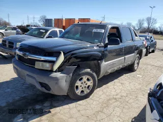 2004 Chevrolet Avalanche Z71 with VIN 3GNEK12T04G269749, listed as a Copart auction lot 47981005 with 218,874 mi miles and Salvage Title. Bid and sale history available at carsss.com. Image 1.