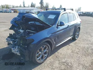 2020 BMW X3 xDrive30i with VIN 5UXTY5C04LLT35519, listed as a IAAI auction lot 42018934 with Not Provided miles and . Bid and sale history available at DreamBid. Image 2.