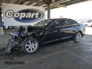 2013 Cadillac ATS z VIN 1G6AA5RA1D0123051, wystawiony jako Copart lot #58769055 z przebiegiem 151 012 mil mil oraz Szkoda całkowita • Salvage title. Historia ofert i sprzedaży dostępna na DreamBid. Obrazek 1.