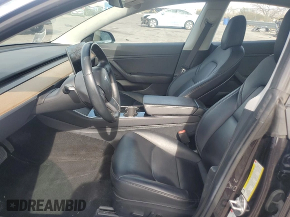 2018 Tesla Model 3 Long Range Battery with VIN 5YJ3E1EA3JF053638, listed as a Copart auction lot 49630965 with 52,131 mi miles and Salvage Title. Bid and sale history available at DreamBid. Image 7.