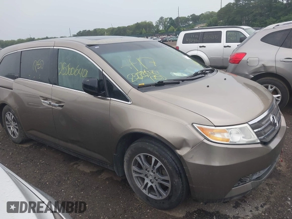 2011 Honda Odyssey EX-L with VIN 5FNRL5H68BB054204, listed as a IAAI auction lot 42576248 with Not provided miles and . Bid and sale history available at DreamBid. Image 12.