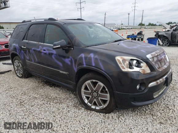 2012 GMC Acadia Denali z VIN 1GKKVTED7CJ130125, wystawiony jako Copart lot #64950755 z przebiegiem Nie podano mil oraz Szkoda całkowita • Salvage title. Historia ofert i sprzedaży dostępna na DreamBid. Obrazek 4.