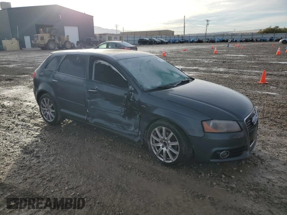 2011 Audi A3 Premium Plus with VIN WAUKJAFM0BA037209, listed as a Copart auction lot 80162204 with 96,964 mi miles and Salvage title. Bid and sale history available at DreamBid. Image 4.