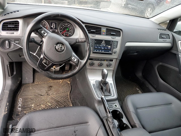 2017 Volkswagen Golf S with VIN 3VW217AU1HM076803, listed as a Copart auction lot 72657062 with 50,457 mi miles. Bid and sale history available at carsss.com. Image 8.
