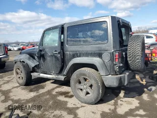 2011 Jeep Wrangler Rubicon with VIN 1J4HA6D11BL536151, listed as a Copart auction lot 44581625 with Not Provided miles and Salvage Title. Bid and sale history available at carsss.com. Image 2.