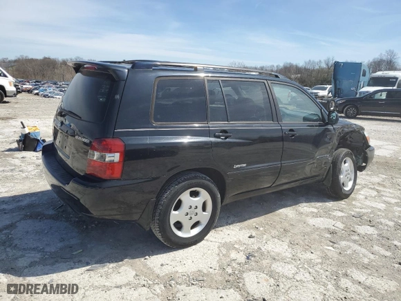 2007 Toyota Highlander w/3rd Row with VIN JTEDP21A070127420, listed as a Copart auction lot 50184025 with 188,857 mi miles and Salvage Title. Bid and sale history available at carsss.com. Image 3.