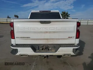 2021 Chevrolet Silverado 1500 RST with VIN 3GCUYEET8MG143659, listed as a Copart auction lot 45932625 with 74,782 mi miles and Salvage Title. Bid and sale history available at carsss.com. Image 6.