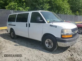 2014 Chevrolet Express Passenger 1LT with VIN 1GAZGYFG9E1209169, listed as a Copart auction lot 59921885 with 310,119 mi miles and Clean title. Bid and sale history available at DreamBid. Image 4.