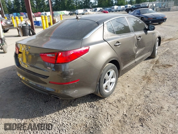 2015 Kia Optima LX with VIN 5XXGM4A77FG353705, listed as a IAAI auction lot 42519873 with 126,066 mi miles and . Bid and sale history available at DreamBid. Image 4.