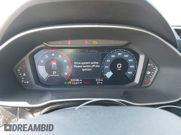 2021 Audi Q3 Premium with VIN WA1AUCF32M1066149, listed as a IAAI auction lot 40695269 with 92,598 mi miles and . Bid and sale history available at DreamBid. Image 7.