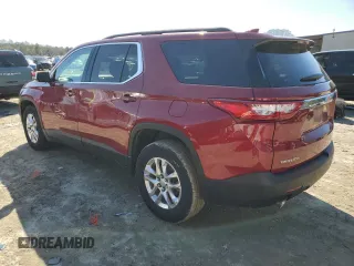 2021 Chevrolet Traverse LT Cloth with VIN 1GNERGKW3MJ166784, listed as a Copart auction lot 46328675 with 121,841 mi miles and Salvage Title. Bid and sale history available at carsss.com. Image 2.