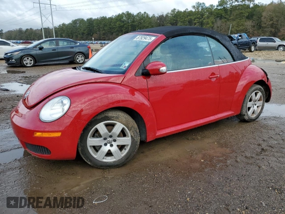 2007 Volkswagen Beetle with VIN 3VWRF31Y17M409883, listed as a Copart auction lot 87929475 with 55,436 mi miles and Salvage Title. Bid and sale history available at DreamBid. Image 1.