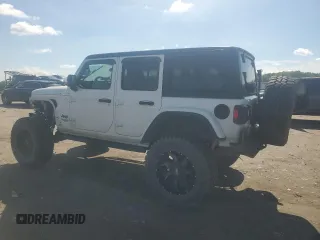 2019 Jeep Wrangler Unlimited Sport S with VIN 1C4HJXDG5KW505886, listed as a Copart auction lot 60511425 with 16,107 mi miles and Salvage title. Bid and sale history available at DreamBid. Image 2.