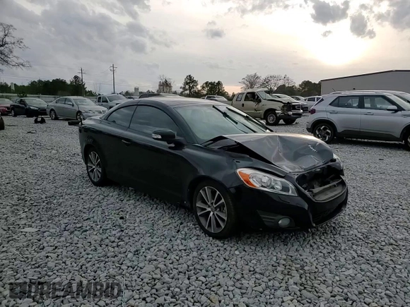 2012 Volvo C70 T5 with VIN YV1672MC9CJ125125, listed as a Copart auction lot 47387825 with 210,829 mi miles and Salvage Title. Bid and sale history available at carsss.com. Image 10.
