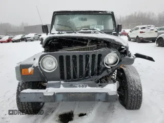 2002 Jeep Wrangler X with VIN 1J4FA39SX2P770191, listed as a Copart auction lot 44118945 with 168,148 mi miles and Salvage Title. Bid and sale history available at carsss.com. Image 5.