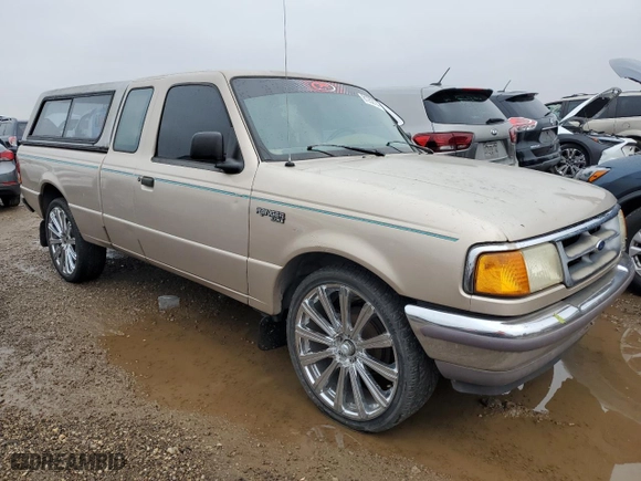 1997 Ford Ranger XL with VIN 1FTCR14A1VTA65845, listed as a Copart auction lot 81252104 with 196,938 mi miles and Salvage Title. Bid and sale history available at carsss.com. Image 4.