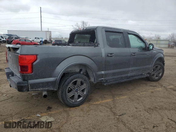 2020 Ford F-150 XL with VIN 1FTEW1E41LFB46351, listed as a Copart auction lot 52606835 with 62,158 mi miles and Salvage title. Bid and sale history available at DreamBid. Image 3.