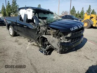 2021 Chevrolet Silverado 1500 Custom with VIN 1GCRWBEH2MZ192006, listed as a Copart auction lot 45451075 with Not Provided miles and Salvage Title. Bid and sale history available at DreamBid. Image 10.