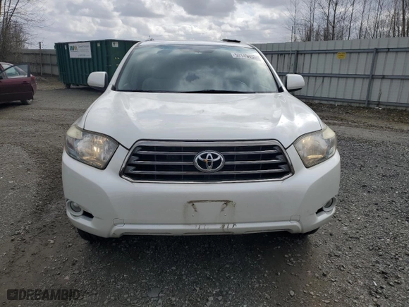 2008 Toyota Highlander Sport with VIN JTEES43A182038408, listed as a Copart auction lot 50149495 with 161,626 mi miles and Salvage Title. Bid and sale history available at carsss.com. Image 5.
