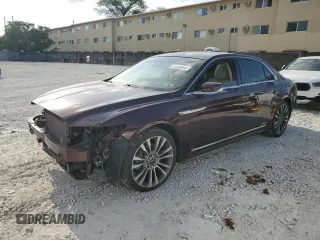 2019 Lincoln Continental Select with VIN 1LN6L9TK8K5600303, listed as a Copart auction lot 51618845 with 35,511 mi miles and Salvage Title. Bid and sale history available at carsss.com. Image 1.