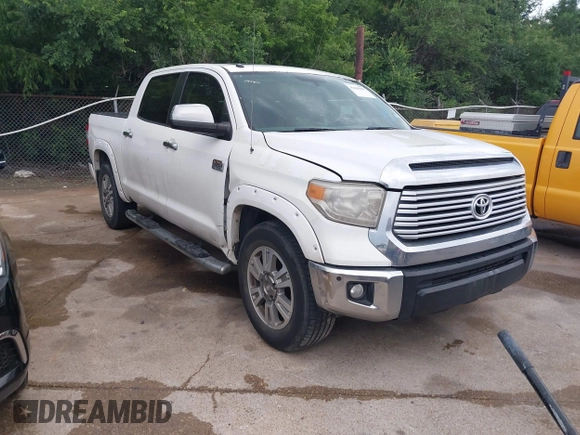 2015 Toyota Tundra Platinum z VIN 5TFGY5F14FX178336, wystawiony jako IAAI lot #42468099 z przebiegiem 239 977 mil mil oraz . Historia ofert i sprzedaży dostępna na DreamBid. Obrazek 1.