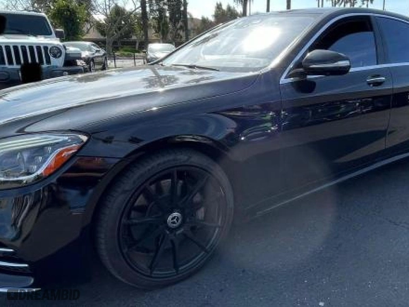 2018 Mercedes-Benz S-Class S 450 with VIN WDDUG6GBXJA384006, listed as a Copart auction lot 46197065 with 140,772 mi miles and Clean Title. Bid and sale history available at carsss.com. Image 2.