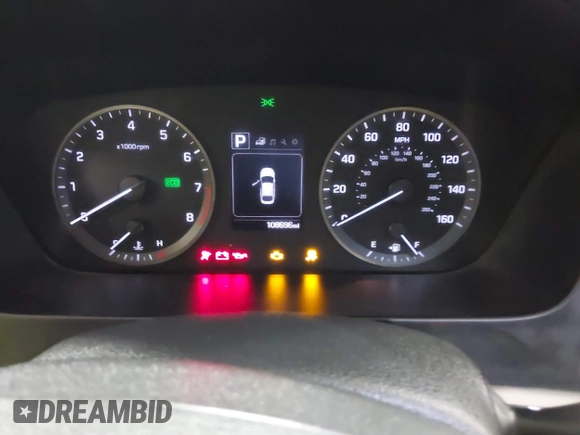 2017 Hyundai Sonata Sport with VIN 5NPE34AF7HH513901, listed as a IAAI auction lot 41556687 with 108,696 mi miles and . Bid and sale history available at DreamBid. Image 7.
