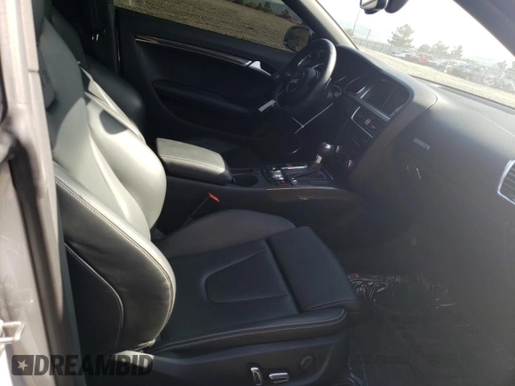 2014 Audi S5 Premium Plus with VIN WAUCGAFR7EA026615, listed as a Copart auction lot 55121824 with 17,817 mi miles and Salvage Title. Bid and sale history available at carsss.com. Image 10.