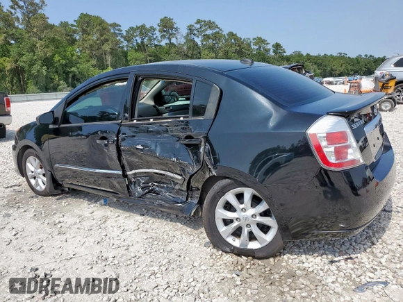 2012 Nissan Sentra S with VIN 3N1AB6AP5CL661675, listed as a Copart auction lot 58003275 with 132,980 mi miles and Salvage title. Bid and sale history available at DreamBid. Image 2.