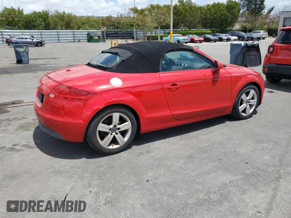 2008 Audi TT 2.0T with VIN TRUMF38J981025716, listed as a Copart auction lot 54651405 with 125,811 mi miles and Clean Title. Bid and sale history available at carsss.com. Image 3.