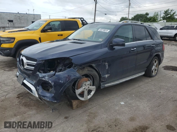 2016 Mercedes-Benz GLE 350 with VIN 4JGDA5HB7GA699158, listed as a Copart auction lot 65318615 with 113,116 mi miles and Clean title. Bid and sale history available at DreamBid. Image 1.