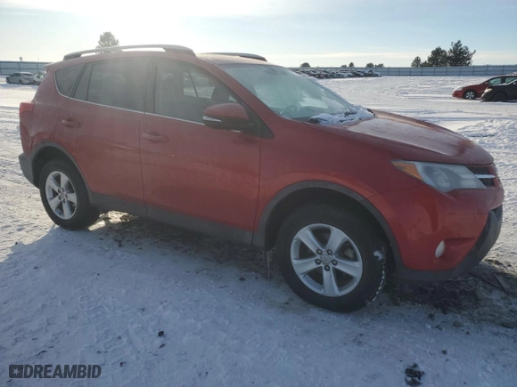 2013 Toyota RAV4 XLE with VIN 2T3RFREV9DW102719, listed as a Copart auction lot 41786035 with 125,769 mi miles and Salvage Title. Bid and sale history available at carsss.com. Image 4.