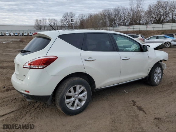 2011 Nissan Murano S with VIN JN8AZ1MW7BW158063, listed as a Copart auction lot 48176475 with 0 mi miles and Clean Title. Bid and sale history available at carsss.com. Image 3.