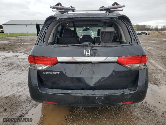 2015 Honda Odyssey EX-L with VIN 5FNRL5H67FB114687, listed as a Copart auction lot 51413005 with 90,621 mi miles and Salvage Title. Bid and sale history available at carsss.com. Image 6.