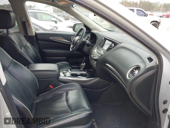 2017 Infiniti QX60 with VIN 5N1DL0MN8HC561115, listed as a IAAI auction lot 41524335 with 154,245 mi miles. Bid and sale history available at carsss.com. Image 5.