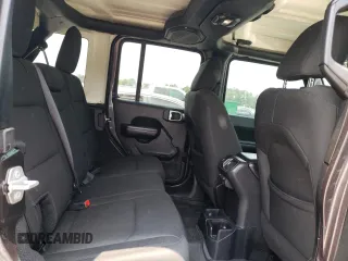 2018 Jeep Wrangler Unlimited Sport z VIN 1C4HJXDG1JW225039, wystawiony jako Copart lot #58772725 z przebiegiem 80 839 mil mil oraz Szkoda całkowita • Salvage title. Historia ofert i sprzedaży dostępna na DreamBid. Obrazek 10.