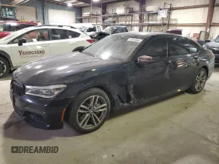 2017 BMW 7 Series with VIN WBA7F2C34HG423291, listed as a Copart auction lot 42914665 with 61,113 mi miles and Salvage Title. Bid and sale history available at DreamBid. Image 1.