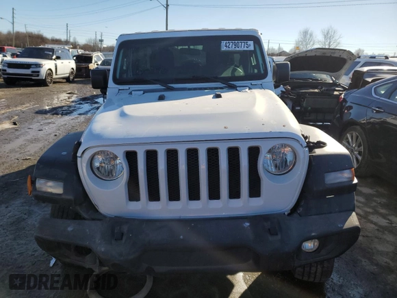 2018 Jeep Wrangler Unlimited Sport S with VIN 1C4HJXDN3JW302976, listed as a Copart auction lot 56457455 with 97,859 mi miles and Non repairable. Bid and sale history available at DreamBid. Image 5.